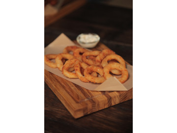 Deep-fried onion rings